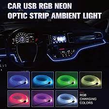 2M Car LED Dashboard Light – Neon Ambient Strip for Cool Interior Vibes